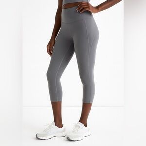 Girlfriend Collective High Rise Cropped Leggings Gray Women’s Size Small